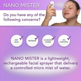 Spa Sciences - Nano Mister - Hydrating Facial Mister with Battery Bank