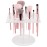 54 Holes Acrylic Brush Holder Makeup Brush Drying Rack Brush Dryer Collapsible Makeup Brush Holder Makeup Brush Dryer Stand for Acrylic Nail Brush Makeup Lover (White)