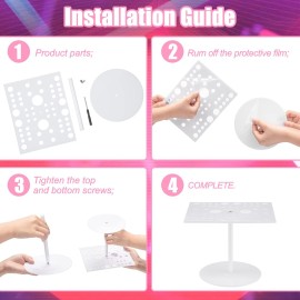 54 Holes Acrylic Brush Holder Makeup Brush Drying Rack Brush Dryer Collapsible Makeup Brush Holder Makeup Brush Dryer Stand for Acrylic Nail Brush Makeup Lover (White) 54 Holes Acrylic Brush Holder Makeup Brush Drying Rack Brush Dryer Collapsible Makeup Brush Holder Makeup Brush Dryer Stand for Acrylic Nail Brush Makeup Lover (White)