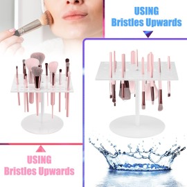 54 Holes Acrylic Brush Holder Makeup Brush Drying Rack Brush Dryer Collapsible Makeup Brush Holder Makeup Brush Dryer Stand for Acrylic Nail Brush Makeup Lover (White) 54 Holes Acrylic Brush Holder Makeup Brush Drying Rack Brush Dryer Collapsible Makeup Brush Holder Makeup Brush Dryer Stand for Acrylic Nail Brush Makeup Lover (White)