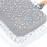 Crib Mattress Protector Waterproof 2 Pack, Quilted Crib Mattress Pad Cover 52 x 28 Extra Soft Breathable Toddler Bed Cover Stretch Up to 8, Grey & White Star