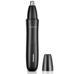 Nose Hair Trimmer for Men Painless - Stainless Steel Dual Edge Blades - Easy to Clean - USB Rechargeable Lithium Battery