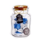 Rite Lite Jar of Dreidels, 25 Medium Plastic Dreidels - Classic Chanukah Spinning Dreidel Game - Colored Dreidels Bulk Value Pack Hanukkah Gift - Silver/Blue