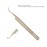 Ms.Queen Lash Tweezers for Eyelash Extension-Professional Lashing Tweezers for Mega Volume Mink Eyelashes Extensions Applying