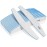 12 PCS Nail Files for Acrylic Nails, 80/80 Grit Nail File for Poly Nail Extension Gel Emery Boards Nail Files Doubled Sides Coarse Washable Nail File Manicure Tools for Home and Salon Use