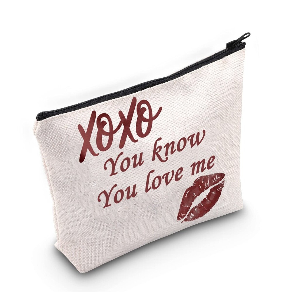LEVLO Serena Cosmetic Bag Serena Blair Fans Gift You Know You Love Me Makeup Zipper Pouch Bag Serena Blair Merch (You Know You Love Me)