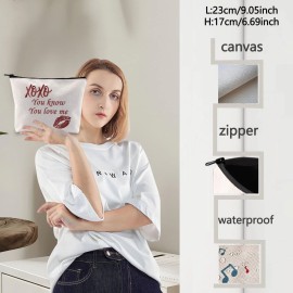 LEVLO Serena Cosmetic Bag Serena Blair Fans Gift You Know You Love Me Makeup Zipper Pouch Bag Serena Blair Merch (You Know You Love Me)