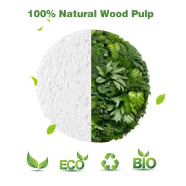 METUUTER 50 PCS Compressed Facial Sponges for Estheticians- 100% Natural Cellulose Face Cleansing Sponge Spa Sponges for Face Cleansing, Massage, Pore Exfoliating, Mask, Makeup Removal METUUTER 50 PCS Compressed Facial Sponges for Estheticians- 100% Natural Cellulose Face Cleansing Sponge Spa Sponges for Face Cleansing, Massage, Pore Exfoliating, Mask, Makeup Removal