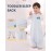 Baby Sleeping Bag with Feet Sleeveless Sleeping Sack Wearable Blankets Baby, Blue Sleep Sack, 3-5T, X-Large