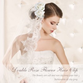 Waydress 12 Pieces Rose Flower Hair Clip Rose Brooch Floral Clips Mexican Flower Hair Pins Accessories for Women Mother Bridal Flamenco Dancer Wedding Party Supplies Waydress 12 Pieces Rose Flower Hair Clip Rose Brooch Floral Clips Mexican Flower Hair Pins Accessories for Women Mother Bridal Flamenco Dancer Wedding Party Supplies