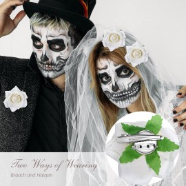 Waydress 12 Pieces Rose Flower Hair Clip Rose Brooch Floral Clips Mexican Flower Hair Pins Accessories for Women Mother Bridal Flamenco Dancer Wedding Party Supplies Waydress 12 Pieces Rose Flower Hair Clip Rose Brooch Floral Clips Mexican Flower Hair Pins Accessories for Women Mother Bridal Flamenco Dancer Wedding Party Supplies