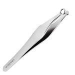 Nasal Clippers for Men/Women - Nasal Hair Trimmer - Universal Nose & Ear Hair Trimming Tweezers - Facial Manual Clippers (1 Pack Stainless Steel)