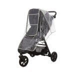 First Essentials Stroller Rain Cover Universal, Baby Travel Weather Shield, Windproof Waterproof, Protect from Dust Snow (Clear)