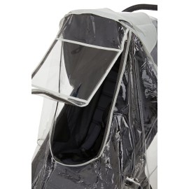 First Essentials Stroller Rain Cover Universal, Baby Travel Weather Shield, Windproof Waterproof, Protect from Dust Snow (Clear)