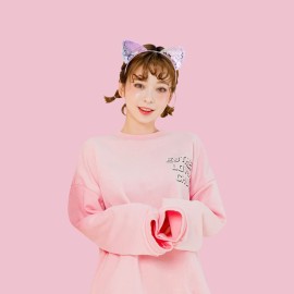 vipolish 6PCS Sequin Cat Ears Headband Shiny Cat Ears Hair Hoop Hair Accessory for Women Girls (Random Color)