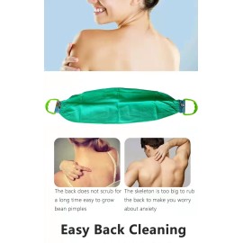 LeapLife Exfoliating Back Scrubber, Body Back Scrubber Towel for Shower, Bath Wash Scrub Cloth Washcloth Washer for Men Women Exfoliation, Body Scrubbing Brush Exfoliator, Roughness 250D