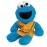 GUND Sesame Street Official Construction Worker Cookie Monster Muppet Plush, Premium Plush Toy for Ages 1 & Up, Blue/Orange, 13