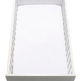 Newton Baby Organic Fitted Crib Sheets (2-Pack) - Ultra Breathable and Soft, 100% Organic Muslin Cotton, Fits All Standard Cribs, White