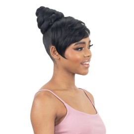 FreeTress Equal Synthetic Bun and Bang - SPARK BUN BANG (P1B/530)