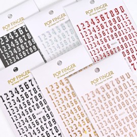 SILPECWEE 9 Sheets Number Nail Stickers Tips 3D Laser Nail Decals Self Adhesive Nail Art Stickers for Women with 1Pc Tweezers SILPECWEE 9 Sheets Number Nail Stickers Tips 3D Laser Nail Decals Self Adhesive Nail Art Stickers for Women with 1Pc Tweezers