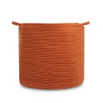 Natemia Large Woven Storage Basket (15 x 15 x 14) - Baby and Toy Organizer, Blanket Basket, Perfect Baby Registry Gift