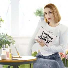 BLUPARK Teacher Counselor Gift Counselor Makeup Bag Counseling is A Work of Heart Counseling Gift for Teacher Guidance Counselor (Counseling is a work of heart)