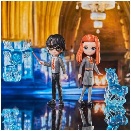 Wizarding World, Magical Minis Harry Potter and Ginny Weasley Patronus Friendship Set with 2 Toy Figures and 2 Creatures, Kids Toys for Ages 5 and up