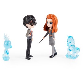 Wizarding World, Magical Minis Harry Potter and Ginny Weasley Patronus Friendship Set with 2 Toy Figures and 2 Creatures, Kids Toys for Ages 5 and up