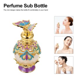 Crystal Perfume Bottles Refillable Glass Perfume Bottle Essential Oils Dropper Bottle Fragrance Containers for Gifts Home Decor 15ml