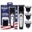 Barbasol Rechargeable Mens T-Blade Trimmer With Stainless Steel Blades, 4 Guide Combs Included: 3mm, 6mm, 9mm, 12mm, Rechargeable, 60 Minutes Of Shaving Time, Easily Washable