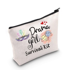 MEIKIUP Drama Gift Theater Actress Makeup Bag Theater Comedy Tragedy Masks Gift Drama Mama Gift (Drama bag)
