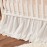 Brandream Boho Bohemian Girl Baby Nursery Crib Bed Skirt Dust Ruffle - Neutral Solid Color Beige Cream Off White Farmhouse Chic 100% Washed Cotton Ruffle