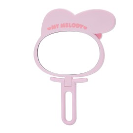 SANRIO My Melody Folding Hand Mirror, Oval, Tabletop Mount, Home Mirror, Bathroom Mirror
