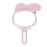 SANRIO My Melody Folding Hand Mirror, Oval, Tabletop Mount, Home Mirror, Bathroom Mirror