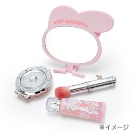 SANRIO My Melody Folding Hand Mirror, Oval, Tabletop Mount, Home Mirror, Bathroom Mirror