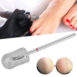 Pedicure Drill Bits for Feet,Pedicure Skin Bit,Pedicure Drill Bit Safety Enough to Use,Stainless Steel Pedicure Drill Bit for Foot Calluses,Foot Nail Drill Bit Polishing Head Accessories(A1F)