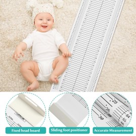 iplusmile Baby Height Measuring Mat, Infantometer Height Ruler, Growth Height Chart, Chart Soft Grow Height Chart Tape for Toddler Newborn