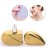Heart Shaped Perfume Atomizer, Portable Mini Atomizer Refillable Perfume Bottle for Home and Travel (Gold)