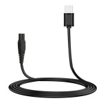 MEROM Replacement Power Cable for Brightup Beard Trimmer, 3.3ft/1m, Black