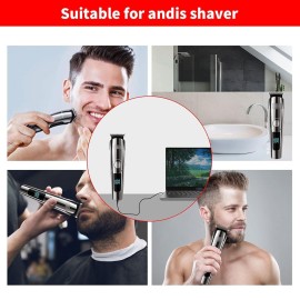 MEROM Replacement Power Cable for Brightup Beard Trimmer, 3.3ft/1m, Black