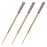 PAGOW Hair Sticks, 3pcs Rhinestone Crystal Hairpin, Traditional Chinese Hair Accessory for Long Hair, Wedding Hair Accessory Jewelry (Colorful)