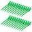 24 Packs Duck Bill Clips, Bantoye 3.35 Inches Rustproof Metal Alligator Curl Clips with Holes for Hair Styling, Hair Coloring, Green