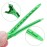 24 Packs Duck Bill Clips, Bantoye 3.35 Inches Rustproof Metal Alligator Curl Clips with Holes for Hair Styling, Hair Coloring, Green