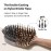 Yao Boar Bristle Hair Brush - Ventilated Thick & Curly Hair Detangler for Women & Kids, Shiny & Textured Hair