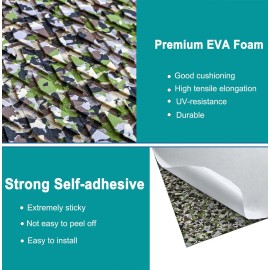 Hjdeck Boat Flooring Camo EVA Foam Boat Decking Self-Adhesive Marine Flooring Kayak Foam Decking Diamond Non-Slip Deck Grip Mat Marine Carpet for Yacht RV Flooring Surfboard Traction Pad (47.2x11.8) Hjdeck Boat Flooring Camo EVA Foam Boat Decking Self-Adhesive Marine Flooring Kayak Foam Decking Diamond Non-Slip Deck Grip Mat Marine Carpet for Yacht RV Flooring Surfboard Traction Pad (47.2x11.8)