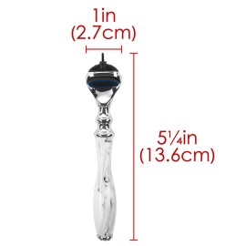 Linkidea Razor Handle, Men\'s Shaving Razor Replacement Handle Compatible with Fusion 5 Proshield & Proglide Blade Refill