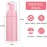 35 pcs 2oz (60ml) Foam Soap Dispensers Mini Plastic Refillable Travel Bottles with Pump for Hand Sanitizer Lash Shampoo Castile Liquid Pink