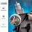 DEARART 32oz Grey Multicolor Water Bottle, Detachable Straw Wide Mouth Motivational & Time Marker with Handle Easy Carried, Suit Travel Office Yoga Gym School Work etc.