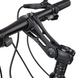 CXWXC Adjustable MTB Stem 31.8mm 70 Degree - 90/110/145mm Bike Stem Riser for Handlebar - Aluminum Alloy Mountain Bike Handlebar Riser Extender for MTB Road City Bike Bicycle (31.8 x 145mm)