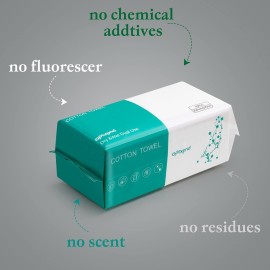 Disposable Face Towel Face Cloths for Washing Soft Cotton Towels Facial Cloths Towelettes for Washing and Drying for Cleansing and Skincare Office Makeup Remover